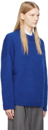 Cordera Blue Rib Crewneck