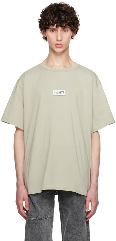 Photo: MM6 Maison Margiela Green Patch T-Shirt