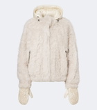 Bogner Liz hooded shearling ski jacket