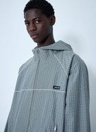 Miu Miu Check Hooded Jacket
