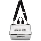 Givenchy Silver Pandora Messenger Bag