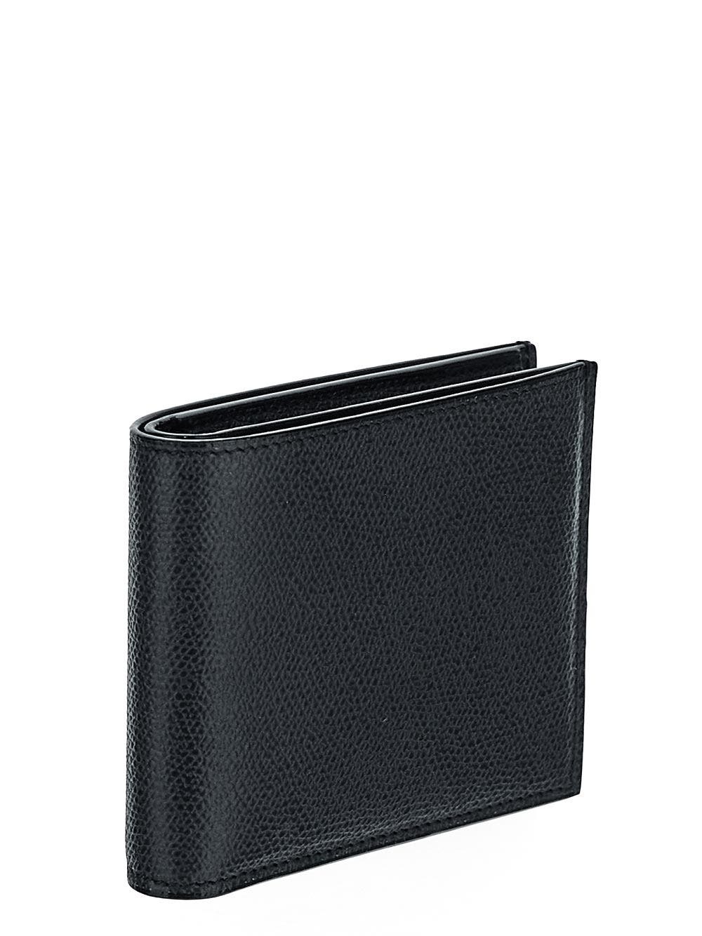 Valextra 4 Cc Wallet With Coin Purse