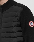 Canada Goose Hybridge Knit Jacket Black Mens Down & Puffer Jackets/Zippers & Cardigan
