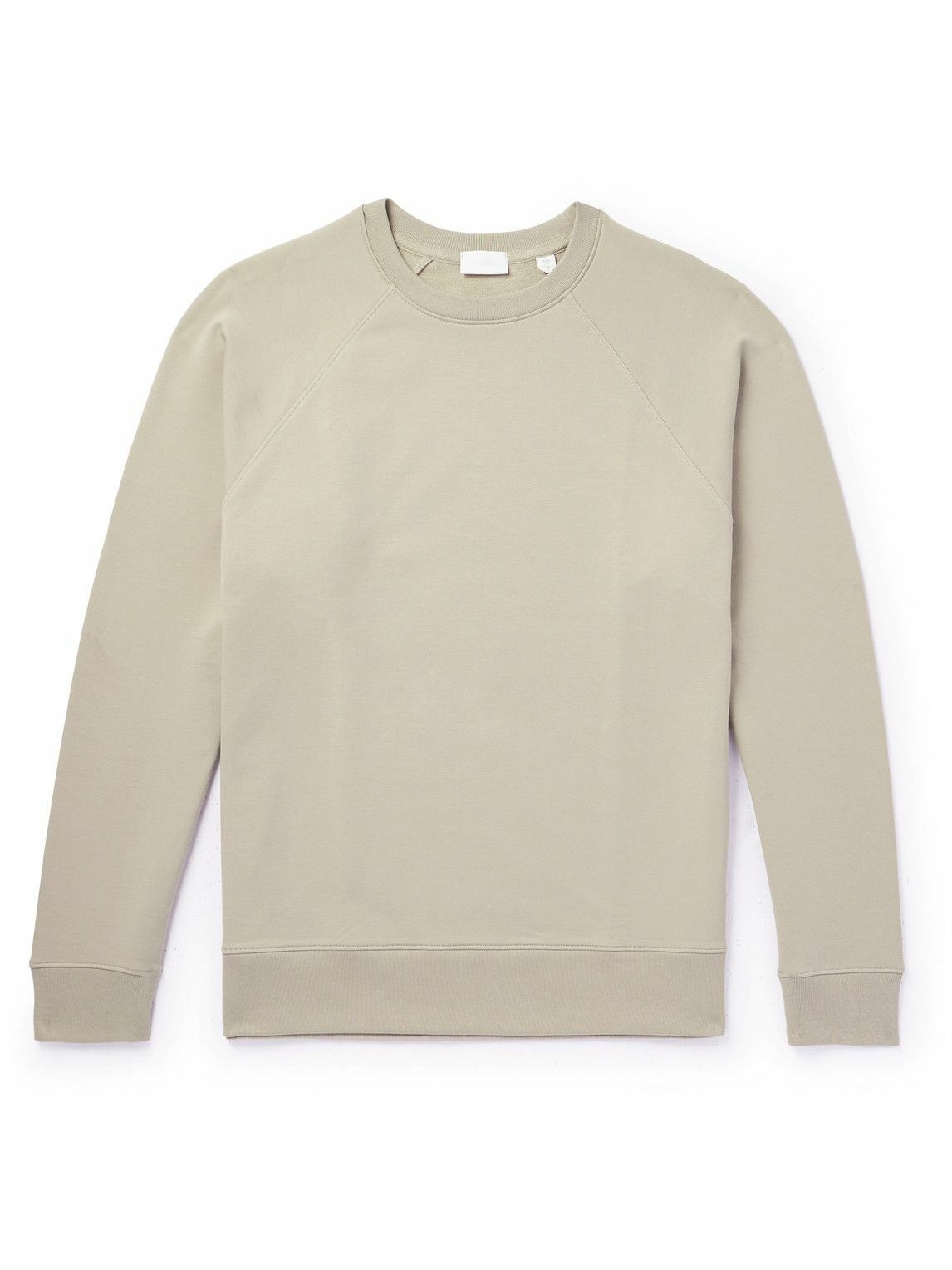 Photo: Håndværk - Flex Stretch Organic Cotton-Jersey Sweatshirt - Neutrals