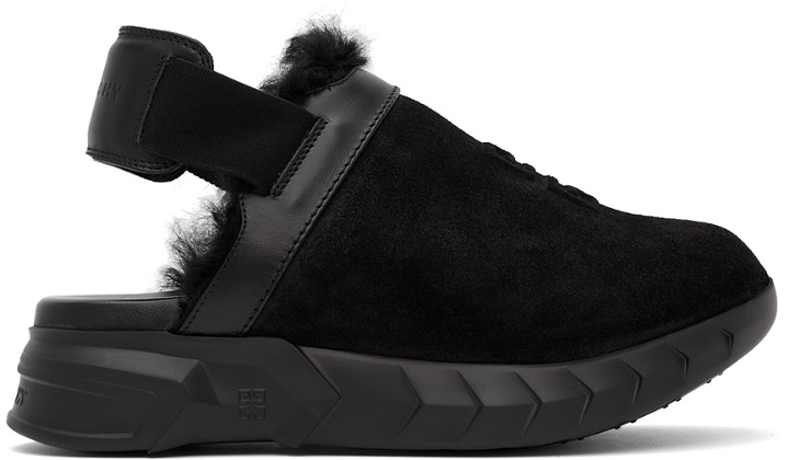 Photo: Givenchy Black Suede Marshmallow Loafers