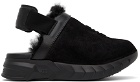 Givenchy Black Suede Marshmallow Loafers