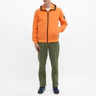 Stone Island Men's Soft Shell-R Hooded Jacket in Orange