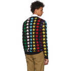 Gucci Black and Multicolor Star Sweater