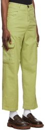 Winnie New York Green Cotton Cargo Pants