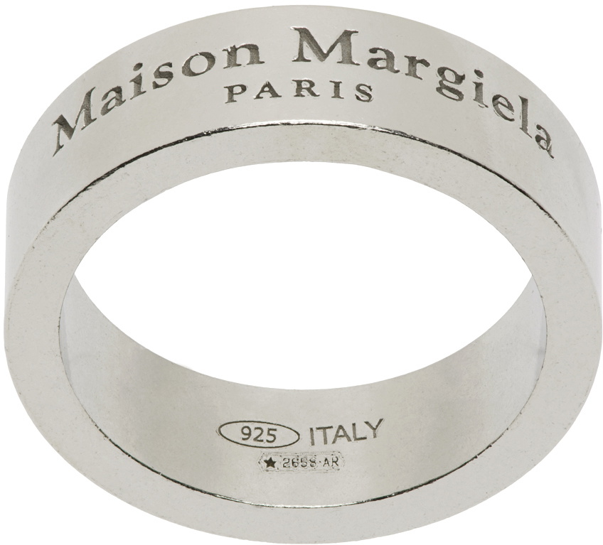 Maison Margiela Silver Logo Ring