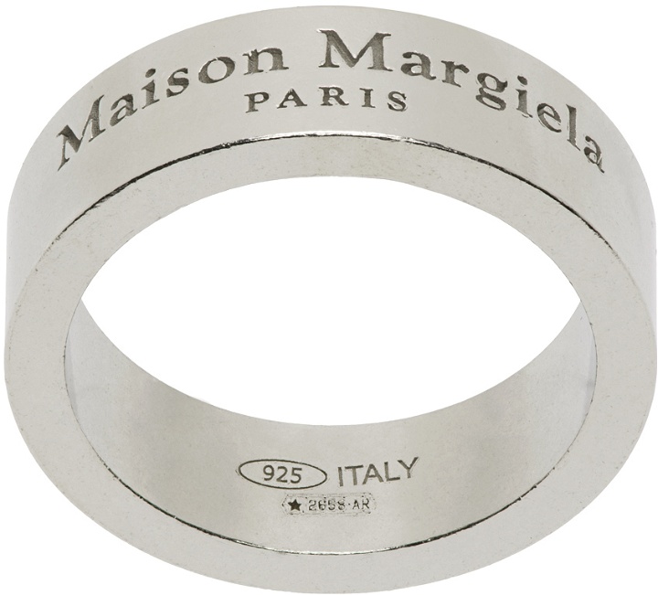 Photo: Maison Margiela Silver Logo Ring
