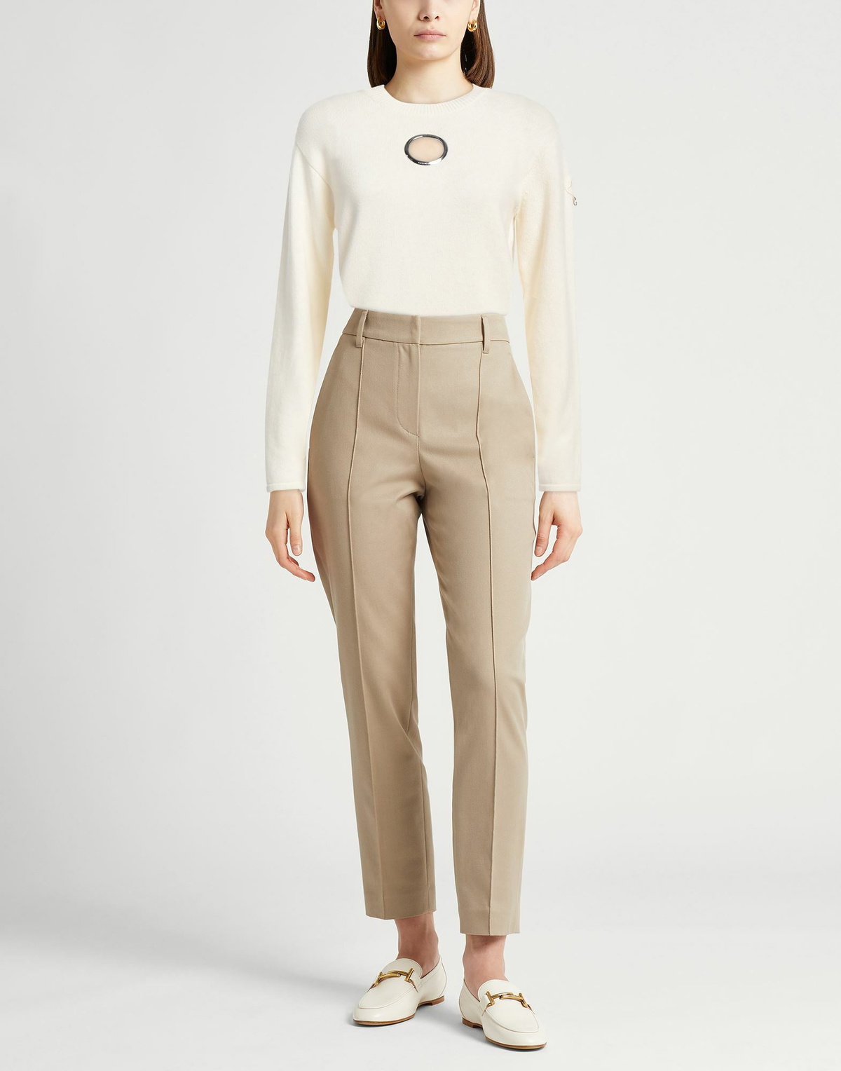 Moncler Womens Sweater in White
