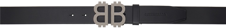 Photo: Balenciaga Black Crypto BB Belt