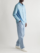 The Row - James Cotton-Poplin Shirt - Blue