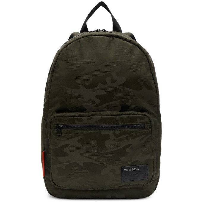 Photo: Diesel Green Camo F-Discover Backpack