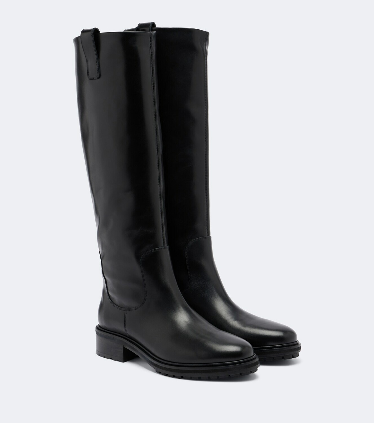Aeyde Henry leather knee-high boots