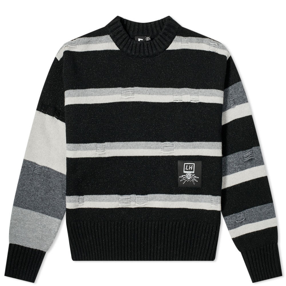 Liam Hodges Broken Stripe Crew Knit Liam Hodges