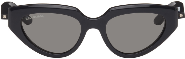 Photo: Balenciaga Gray Cat-Eye Sunglasses