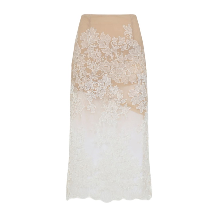 Photo: Ermanno Scervino Polyamide Midi Skirt