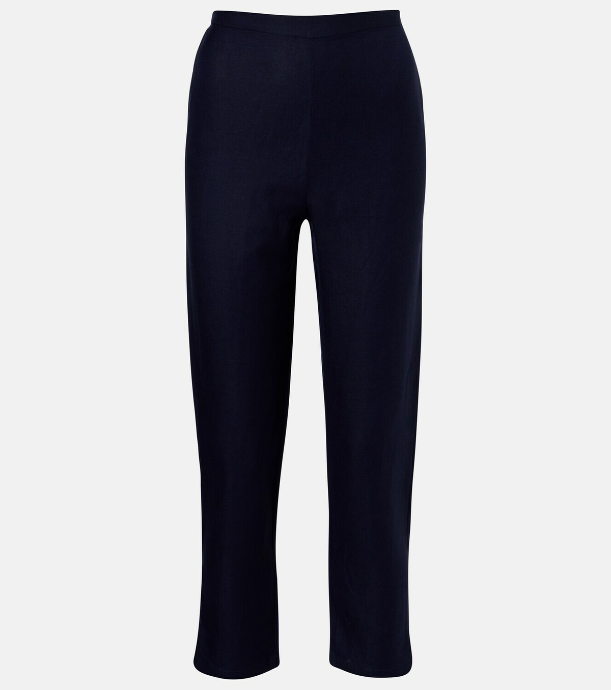 Adriana Degreas Linen-blend capri pants