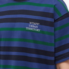WTAPS Men's Jam 01 Stripe T-Shirt in Blue