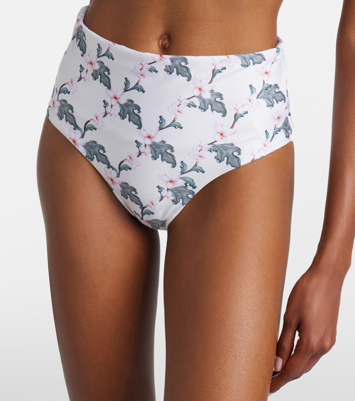 Agua by Agua Bendita Magenta floral bikini bottoms
