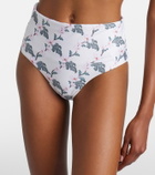 Agua by Agua Bendita Magenta floral bikini bottoms