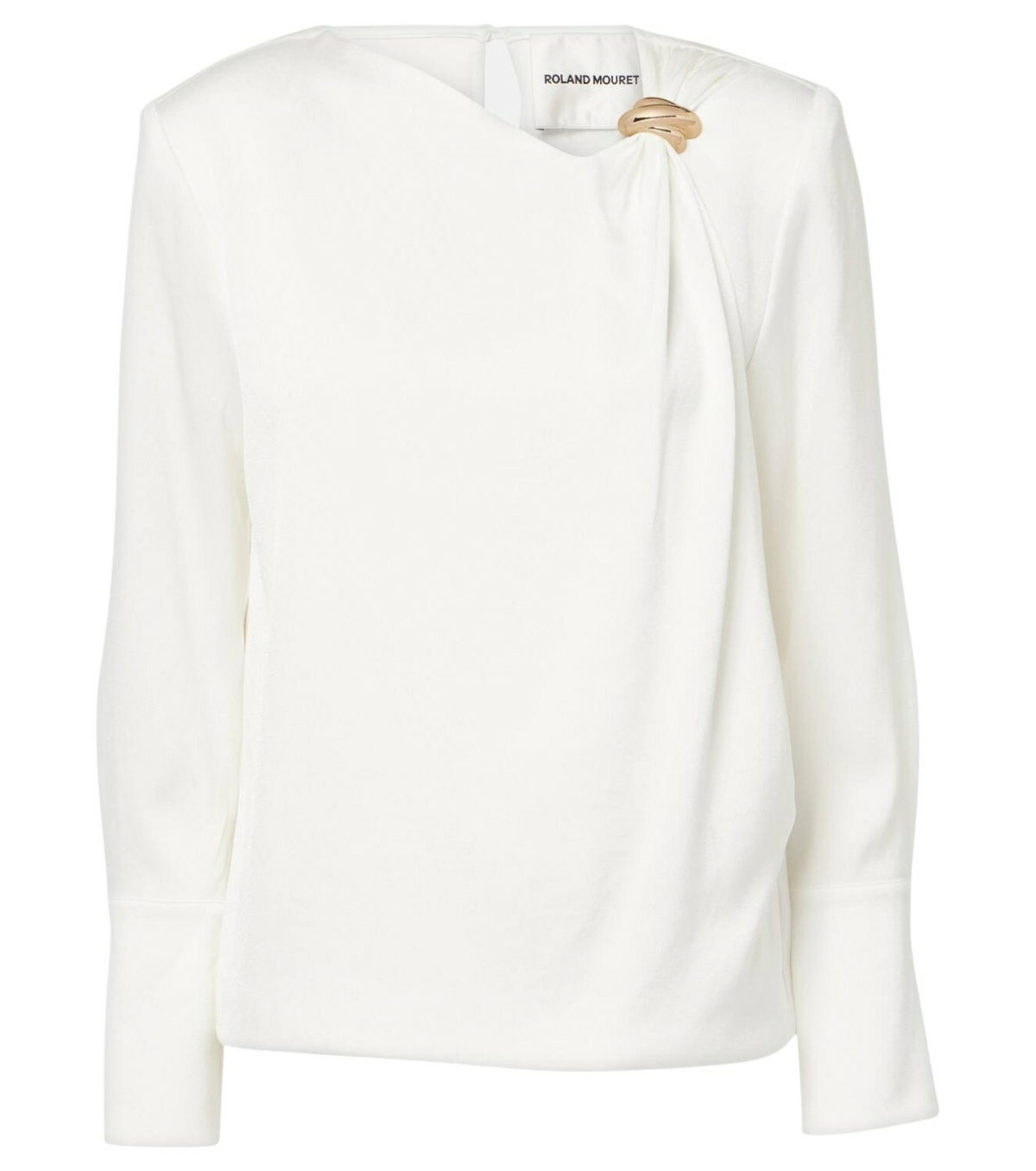 Roland Mouret Asymmetric velvet top Roland Mouret