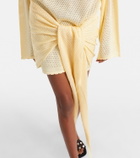 The Attico Open-knit minidress
