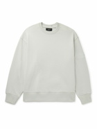 Y-3 - Logo-Appliquéd Organic Cotton-Jersey Sweatshirt - Gray