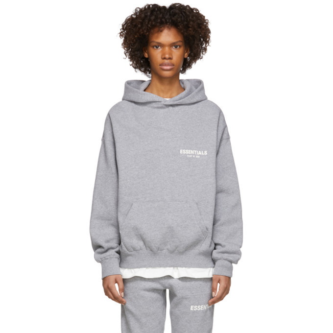 Photo: Essentials Grey Pullover Hoodie