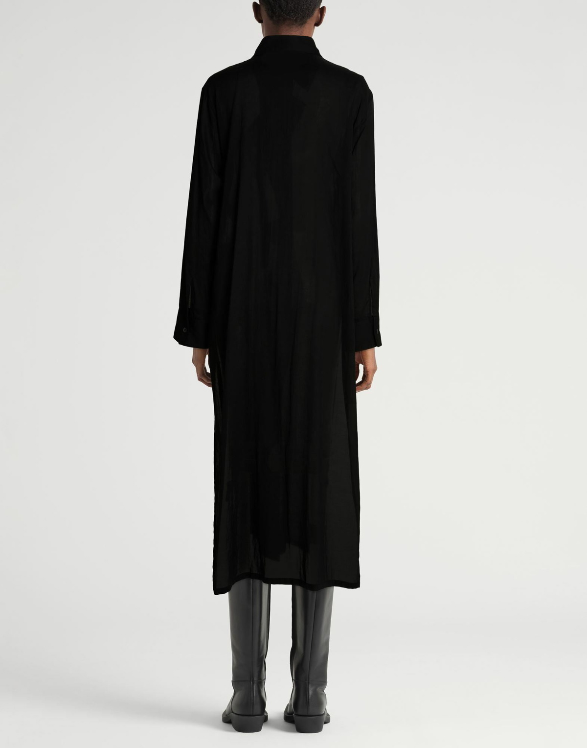 Yohji Yamamoto Womens Shirt in Black