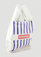 Monday Shopper Tote Bag in White