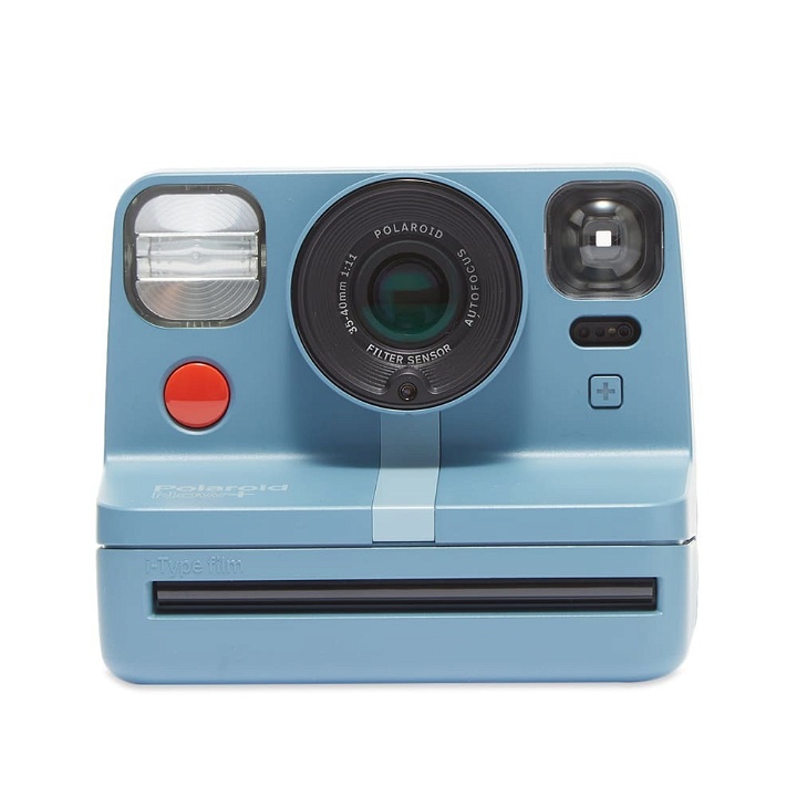 Photo: Polaroid Now+ i-Type Instant Camera in Calm Blue