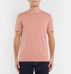 Bottega Veneta - Intrecciato-Trimmed Cotton-Jersey T-Shirt - Men - Pink