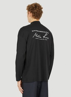 Logo Print Long Sleeve T-Shirt in Black