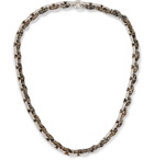 BOTTEGA VENETA - Sterling Silver Dalmatian Quartz Necklace - Silver