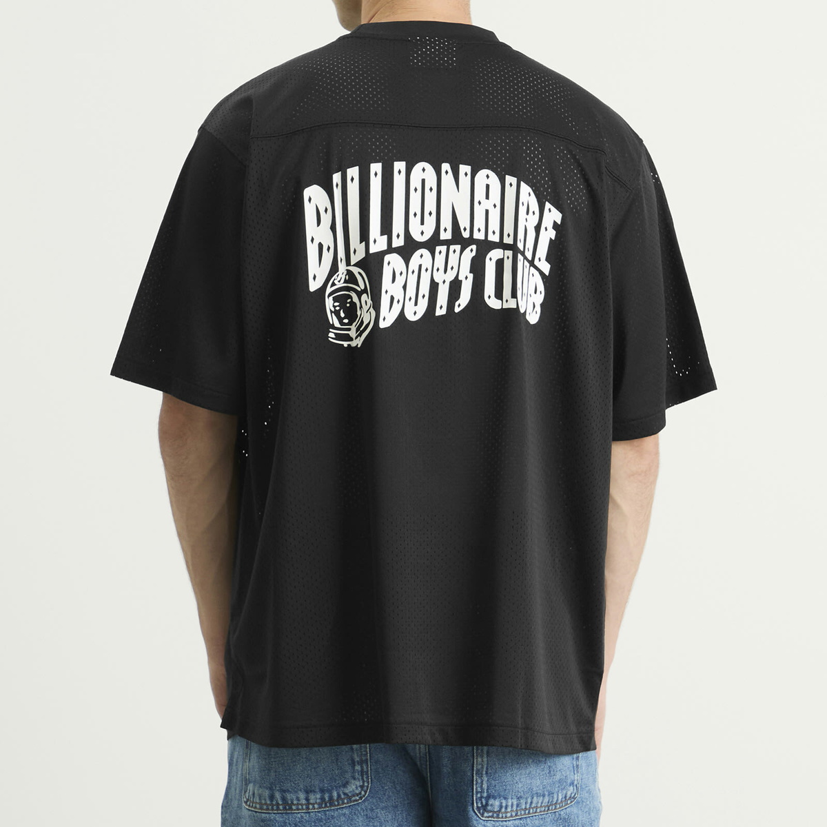 Billionaire Boys Club Men's Small Arch Logo Sports Jersey in Black