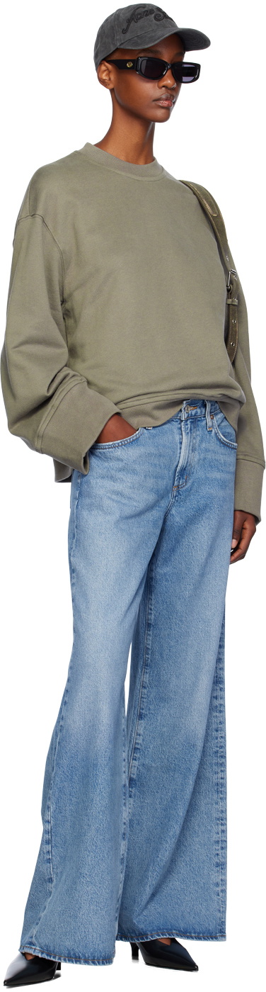The Frankie Shop Khaki Talia Sweatshirt