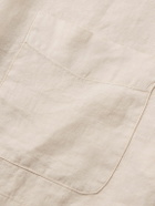 Boglioli - Camp-Collar Linen Overshirt - Neutrals