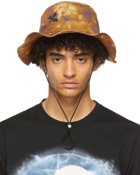 Loewe Brown & Purple Paula's Ibiza Watercolor Explorer Hat