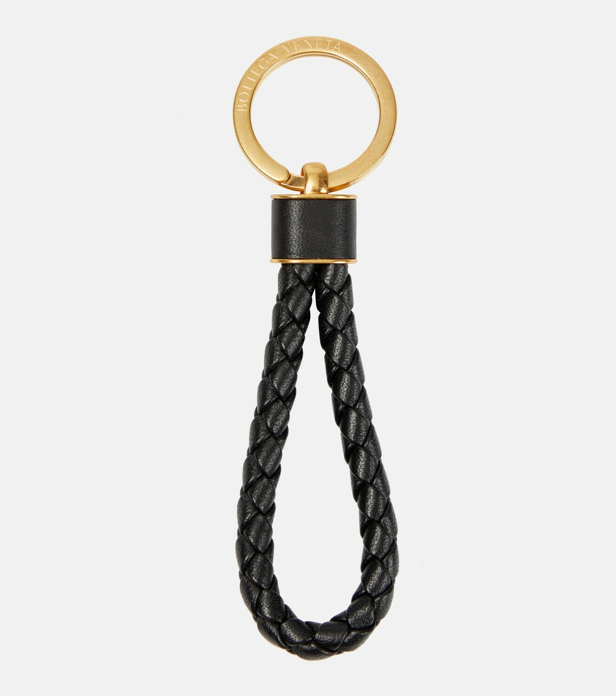 Bottega Veneta - Intreccio leather keyring