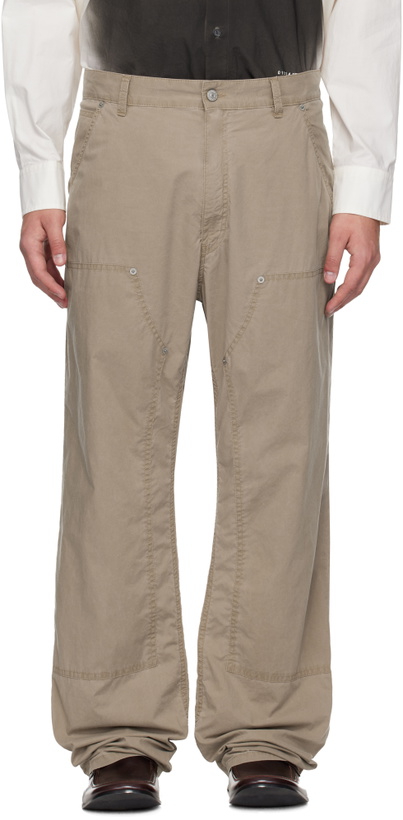 Photo: MM6 Maison Margiela Beige 5 Pockets Jeans