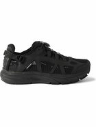 Salomon - TECHSONIC Ripstop and Rubber-Trimmed Faux Leather and Mesh Sneakers - Black