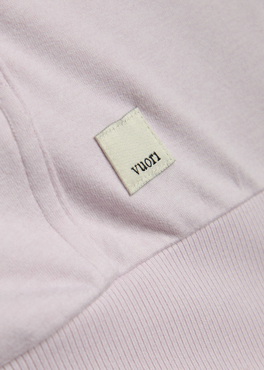 Vuori Halo Modern Hooded Stretch-jersey Sweatshirt Lilac