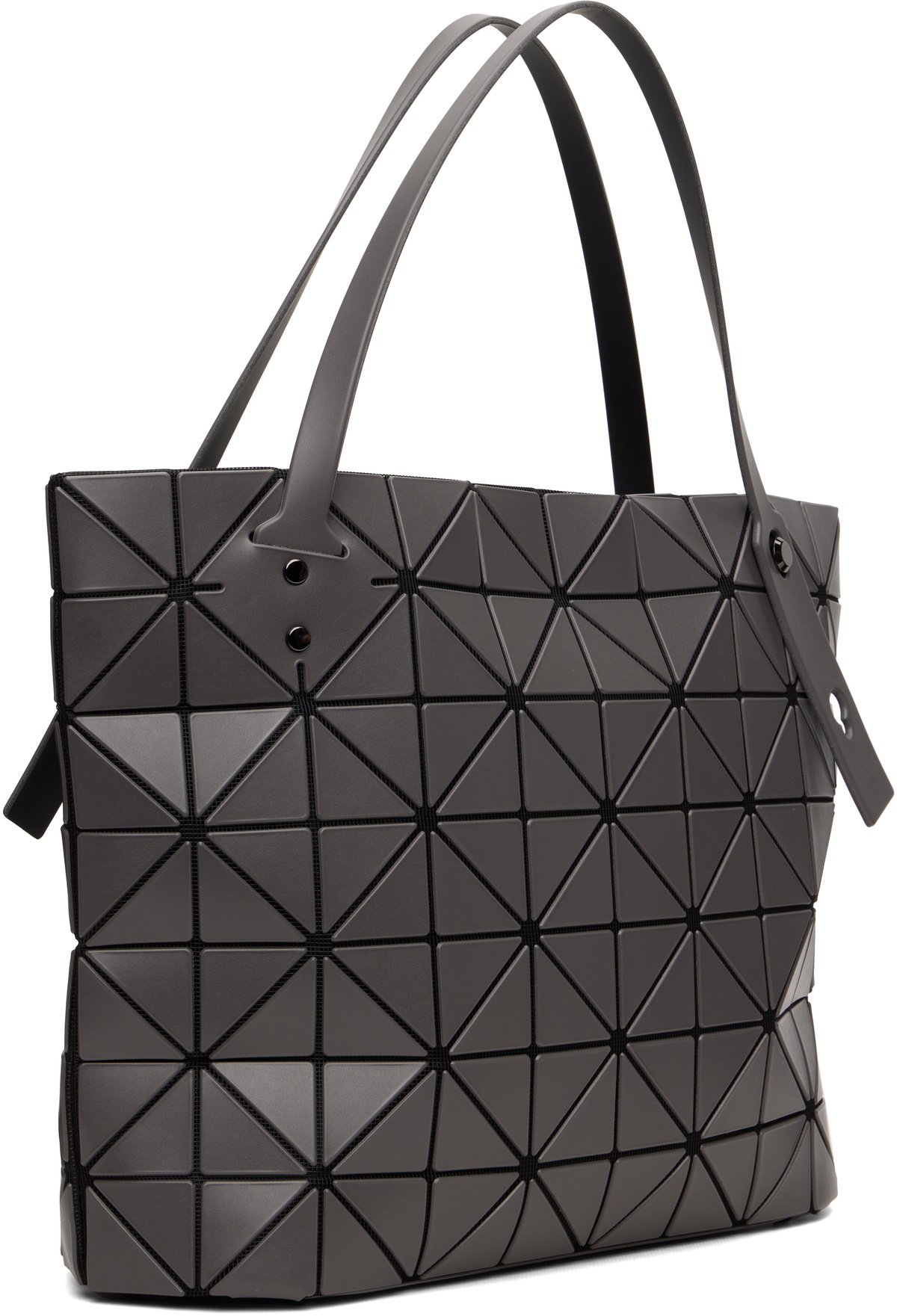 BAO BAO ISSEY MIYAKE Gray Rock Matte Bag