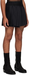 Parnell Mooney Black Pleated Miniskirt