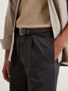 Boglioli - Straight-Leg Cotton-Blend Shorts - Brown