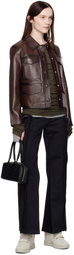 Stand Studio Brown Estrid Leather Jacket