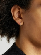 KOLOURS JEWELRY - Luna Spectra Small White Gold Diamond Single Hoop Earring